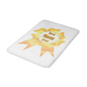 母最高のは常に金の受賞者の賞リボン バスマット (アングル)