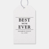 母最高のは必ず贈り物 ギフトタグ (裏面)