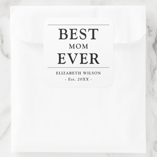 母最高のは必ず贈り物 スクエアシール (バッグ)