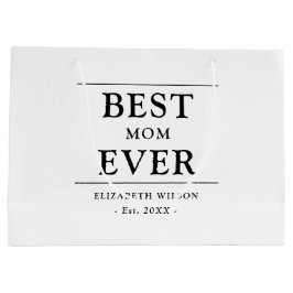 母最高のは必ず贈り物 ラージペーパーバッグ