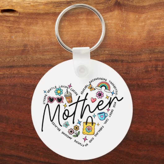 母最高のは キーホルダー (裏面)