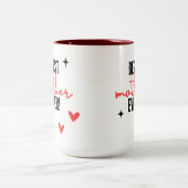 母最高のは ツートーンマグカップ (中央)