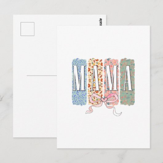 母最高のは ポストカード (正面/裏面)