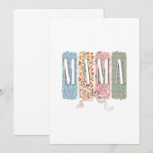 母最高のは 招待状 (正面/裏面)