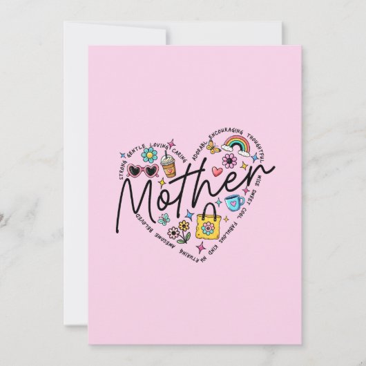 母最高のは 招待状 (正面)