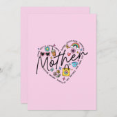 母最高のは 招待状 (正面/裏面)