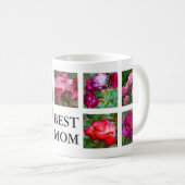母最高のバラコラージュ#1マグカップ コーヒーマグカップ (正面右)