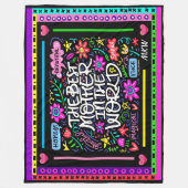 母最高のフリースブランケット フリースブランケット (正面)