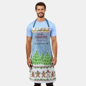 母最高のベーキングクリスマスメモリーズ エプロン (着用した状態)