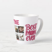 母最高のマーEver Photo Collage カフェラテマグ (右アングル)