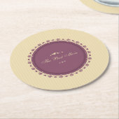 母最高のヴィンテージ母の日 |コースター ラウンドペーパーコースター (アングル)