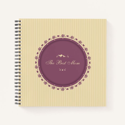 母最高のヴィンテージ母の日 |ノートブック ノートブック (正面)