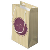 母最高のヴィンテージ母の日 |抱き枕 スモールペーパーバッグ (裏面アングル)