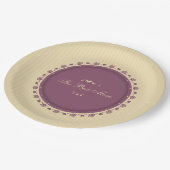 母最高のヴィンテージ母の日 |紙プレート ペーパープレート (アングル)