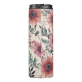 母最高の今まで濃いピンクの花 タンブラー (裏面)