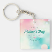 母最高の幸せな母の日 |キーチェーン キーホルダー (正面)