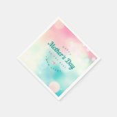 母最高の幸せな母の日 | ナプキン スタンダードカクテルナプキン (角)