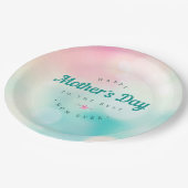 母最高の幸せな母の日 | ペーパープレート (アングル)