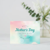 母最高の幸せな母の日 | ポストカード (スタンド正面)