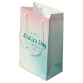 母最高の幸せな母の日 |抱き枕 スモールペーパーバッグ (裏面アングル)