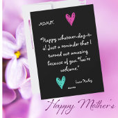 母最高の日あいさつカード シーズンカード