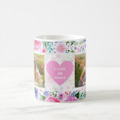 母最高の日に2写真記念マザーズ日 コーヒーマグカップ (中央)