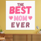 母最高の日の贈り物 キャンバスプリント (インサイチュ (リビング))