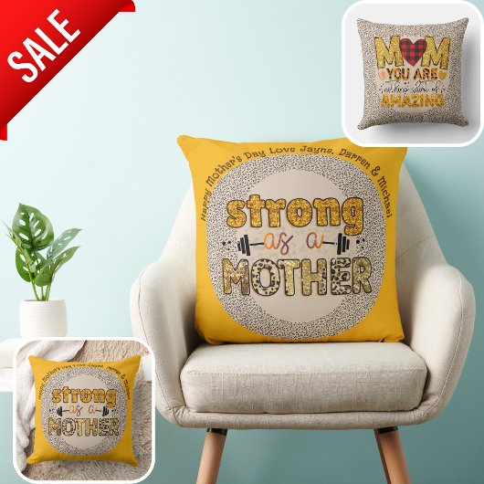 母最高の日ギフトEva!母パーソナライズされた引用文 クッション
