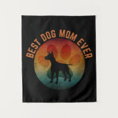 母最高の日犬ママ タペストリー (正面)