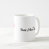 母最高の日、幸せな母の日 コーヒーマグカップ (正面右)