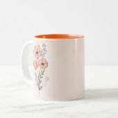 母最高の栄養事実母の日マグカップ ツートーンマグカップ (正面左)