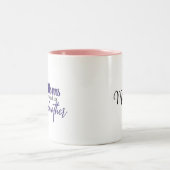 母最高の母に昇進する ツートーンマグカップ (中央)