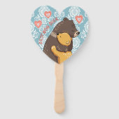 母最高の母の手のファン最高のは、母の日の贈り物アイディア ハンドファン (裏面)