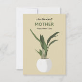 母最高の母の日のサンキューカード サンキューカード (正面)