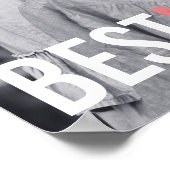 母最高の母の日のポスターのサイン ポスター (角)