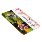 母最高の母の日の写真コラージュフローラ マグネット (右側)