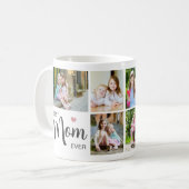 母最高の母の日の写真コラージュ コーヒーマグカップ (正面左)