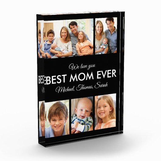母最高の母の日の写真コラージュ フォトブロック (左)
