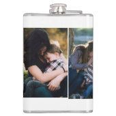 母最高の母の日の写真コラージュ フラスク (裏面)