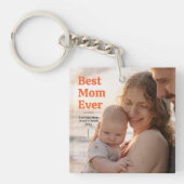 母最高の母の日の写真 キーホルダー (正面)