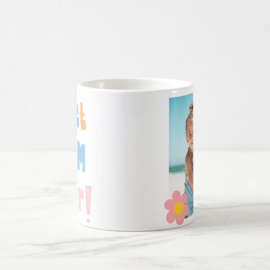 母最高の母の日の写真 コーヒーマグカップ (中央)