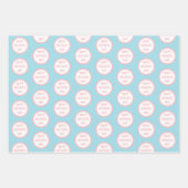 母最高の母の日の写真 ラッピングペーパーシート (正面3)