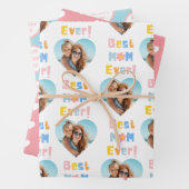 母最高の母の日の写真 ラッピングペーパーシート (インサイチュ)