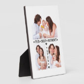 母最高の母の日の家族3 Photo Collage フォトプラーク (側面)