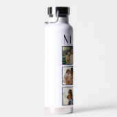 母最高の母の日の家族6写真コラージュ ウォーターボトル (右面)