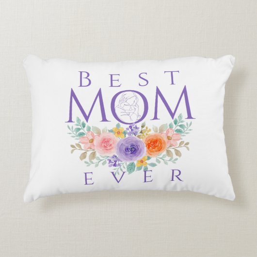 母最高の母の日の引用文 アクセントクッション (正面)