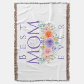 母最高の母の日の引用文 スローブランケット (正面縦)