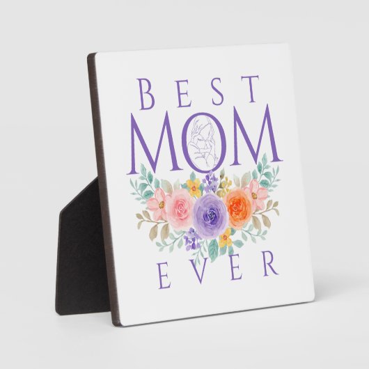 母最高の母の日の引用文 フォトプラーク (正面)