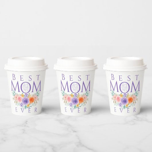 母最高の母の日の引用文 紙コップ (複数)