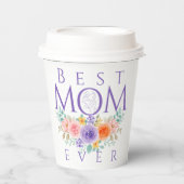 母最高の母の日の引用文 紙コップ (正面)